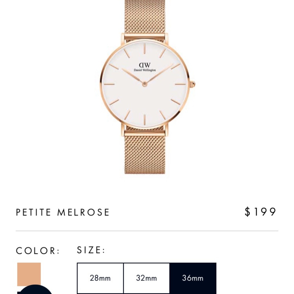 Daniel Wellington Petite Melrose 36mm Watch